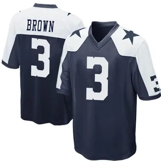 2017 Dallas Cowboys Anthony Brown #30 Game Issued Navy Jersey 40 DP15565