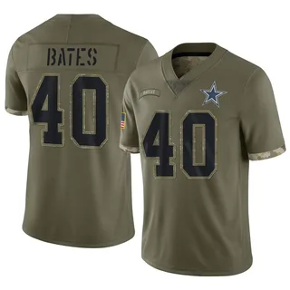 Nike Bill Bates Dallas Cowboys Limited Black 2016 Salute to Service Jersey  - Women's