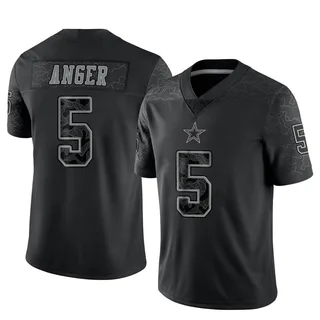 Bryan Anger Dallas Cowboys Men's Legend White Color Rush T-Shirt