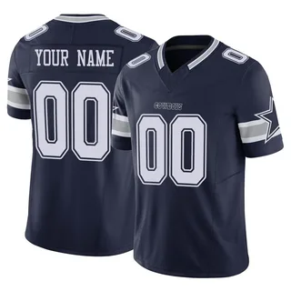 Cowboys Black Limited Custom Name and Number Jersey - All Stitched - Vgear