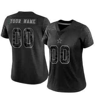 Dallas Cowboys Custom Name and Number Black Gold Jersey – All Stitch -  Bustlight