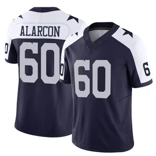 2018 Dallas Cowboys Isaac Alarcon #60 Game Issued Navy Practice Jersey 52  601