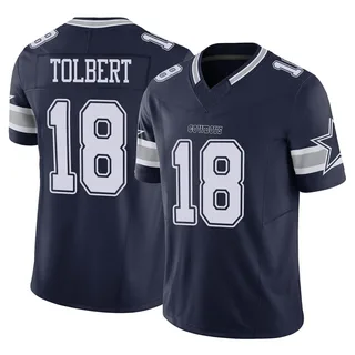 Dallas Cowboys Jalen Tolbert 18 White Vapor Limited Jersey - Bluefink