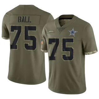 Nike Josh Ball Dallas Cowboys Youth Legend White Color Rush Jersey