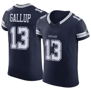 : Michael Gallup Jersey #13 Dallas Custom Stitched Thanksgiving  Blue Football Various Sizes New No Brand/Logos Sizes S-3XL (Small) : Sports  & Outdoors