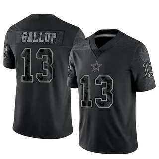 Nike Men's Dallas Cowboys Michael Gallup #13 Navy Game Jersey