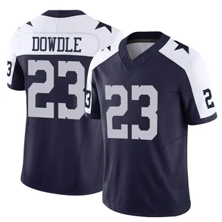 Dallas Cowboys Rico Dowdle #34 Game Issued Navy Practice Jersey 46 565