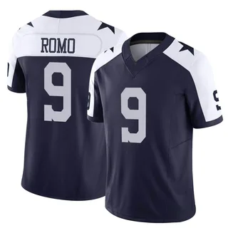 Chuma Edoga Men's Nike Navy Dallas Cowboys Custom Game Jersey